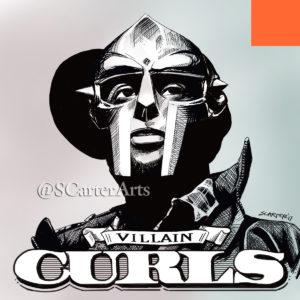MF DOOM Portrait by @scarterarts